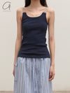 BASERANGE French organic cotton elastic stripe casual pants BAS-TROLE-PO-SU25-TW
